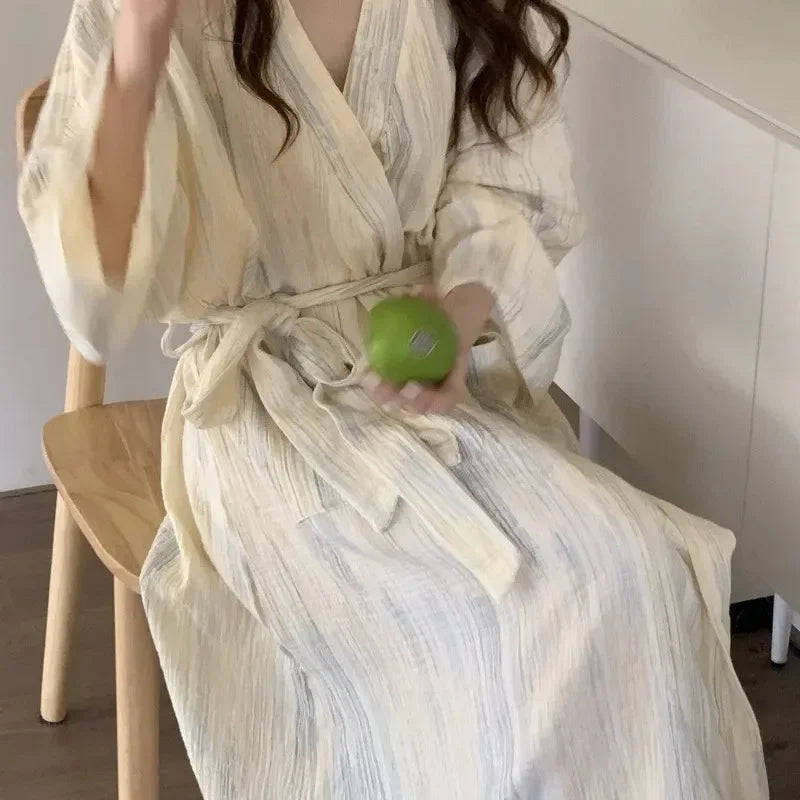 Lässiger Damen-Sommer-Kimono – Hana