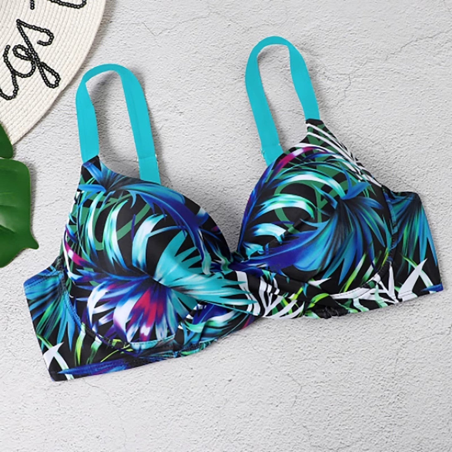 Trendiges Bikini-Set mit hoher Taille – Selina