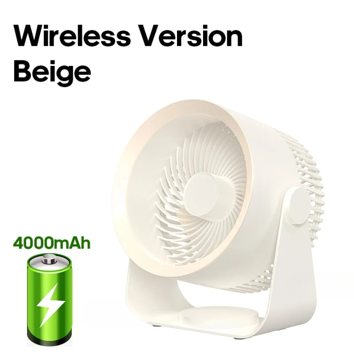Multifunktionaler elektrischer Ventilator mit 4000mAh Akku – AirFlex