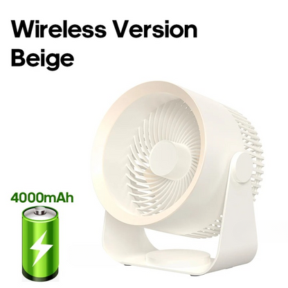Multifunktionaler elektrischer Ventilator mit 4000mAh Akku – AirFlex