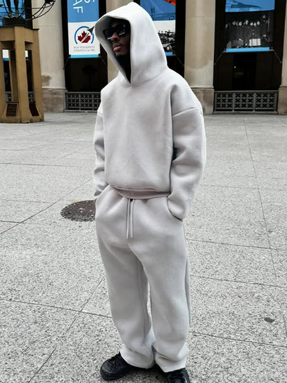 Oversized Herren-Trainingsanzug mit Hoodie & Jogginghose – Bastian