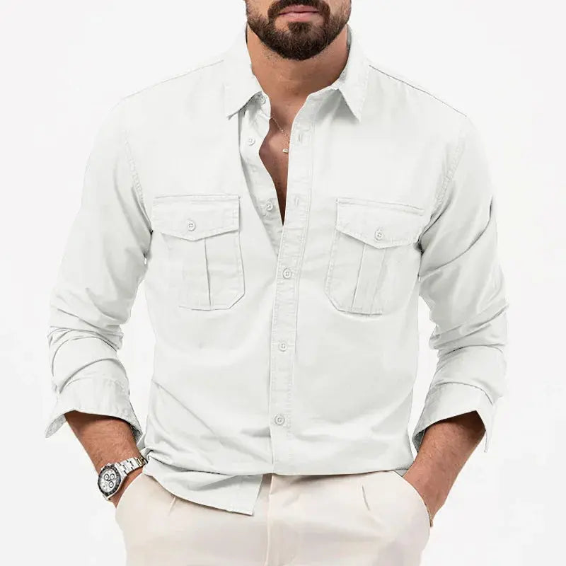 Vintage Herren Langarmhemd – Vincent