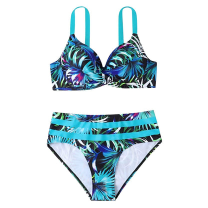 Trendiges Bikini-Set mit hoher Taille – Selina