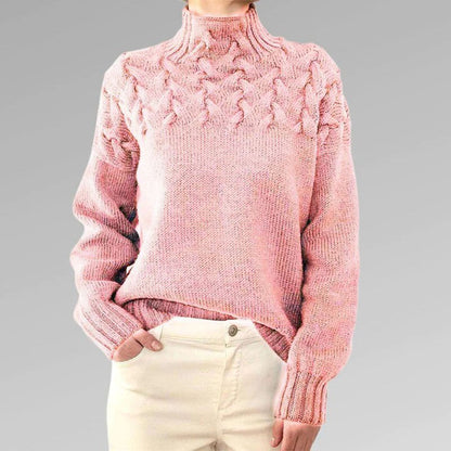 Strickpullover für Damen mit Kragen – Sienna