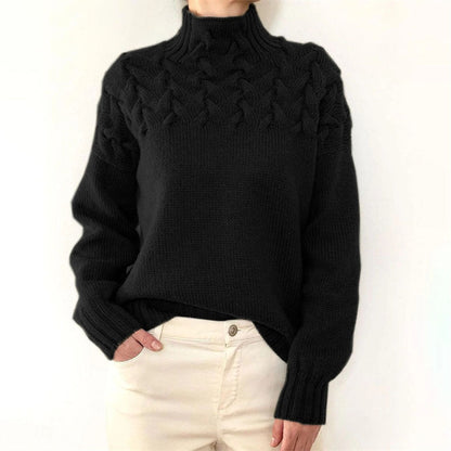 Strickpullover für Damen mit Kragen – Sienna