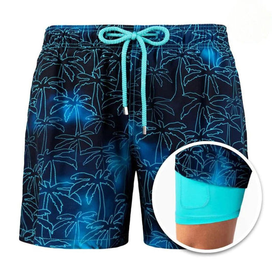 Trendige Herren-Badehose mit Muster – Julien