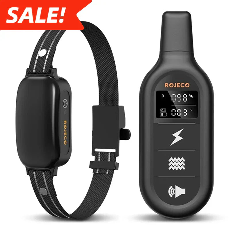 Elektrisches Hundetraining-Halsband mit 1000 m Reichweite und wasserdichtem Design – PetTrainer