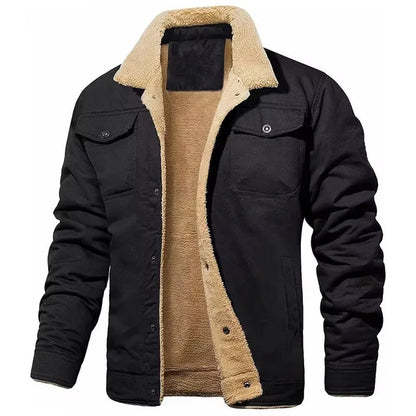 Herren Bomberjacke aus Baumwollfleece – Ewan