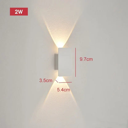 Noir Weatherproof LED Outdoor Wall Light, Aluminum, 18W 13