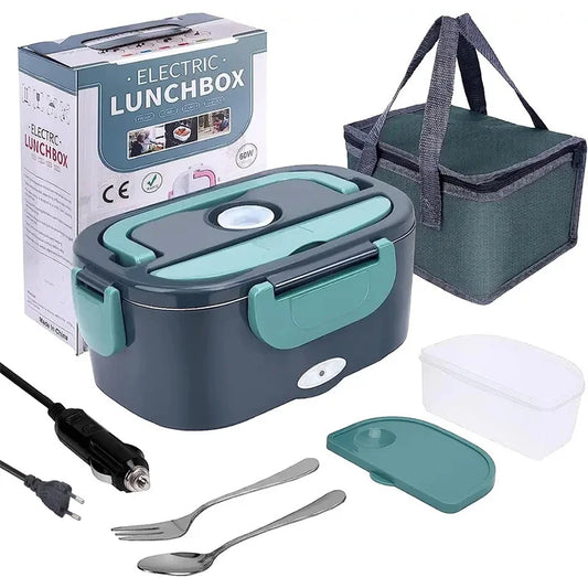 1,5 L Elektrische Lunchbox Lebensmittelwärmer 60W Tragbarer auslaufsicherer Heizgerät – HeatBox