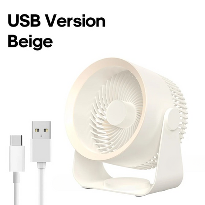Multifunktionaler elektrischer Ventilator mit 4000mAh Akku – AirFlex
