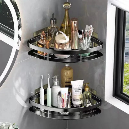 Aluminium Wandregal für Badezimmer-Ecken - Cornerix