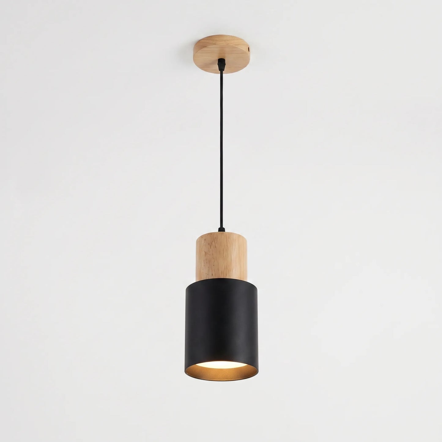 Scandinavian-Style Cylinder Pendant Lamp -  Nordevra