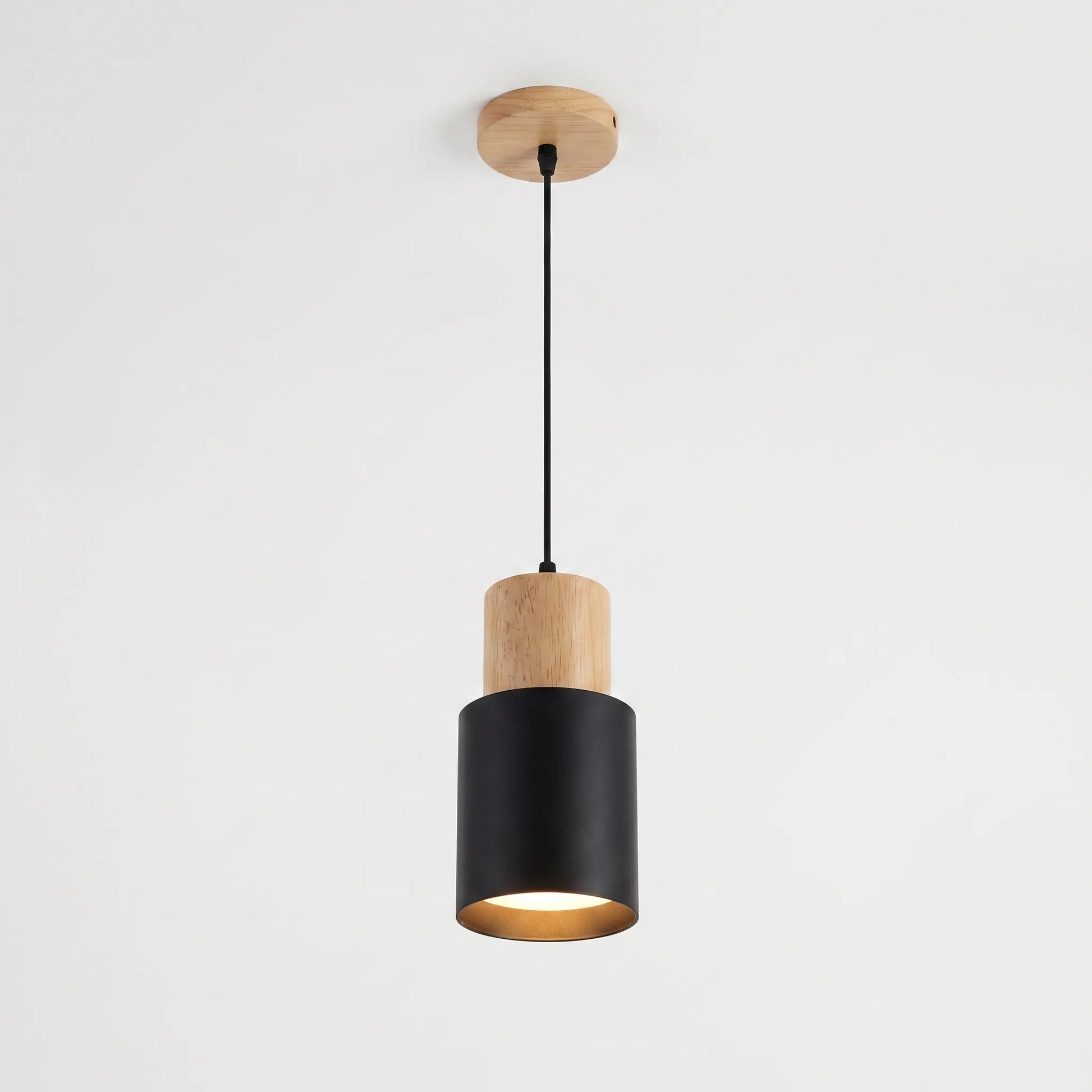 Scandinavian-Style Cylinder Pendant Lamp -  Nordevra