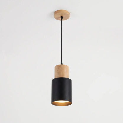 Scandinavian-Style Cylinder Pendant Lamp -  Nordevra