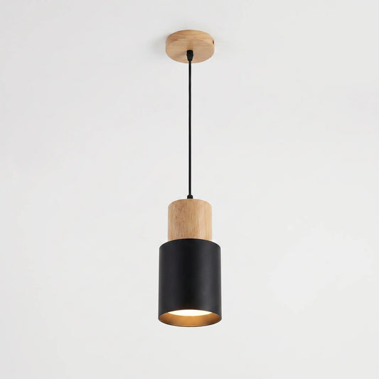 Scandinavian-Style Cylinder Pendant Lamp -  Nordevra