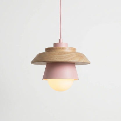Scandinavian-Style Wooden Pendant Lamp -  Nordalux
