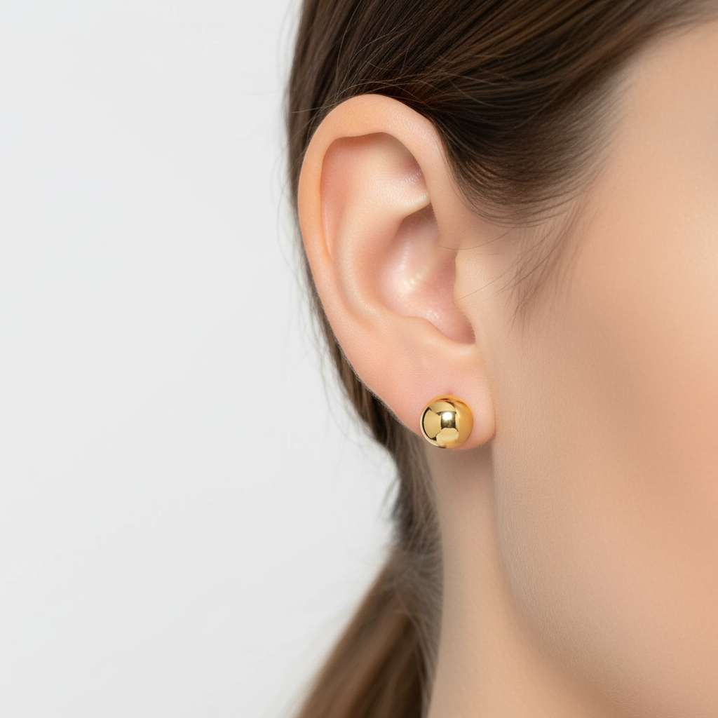 Schlichte Steckohrringe - LunaraStuds 
