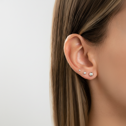 Schlichte Steckohrringe - LunaraStuds 