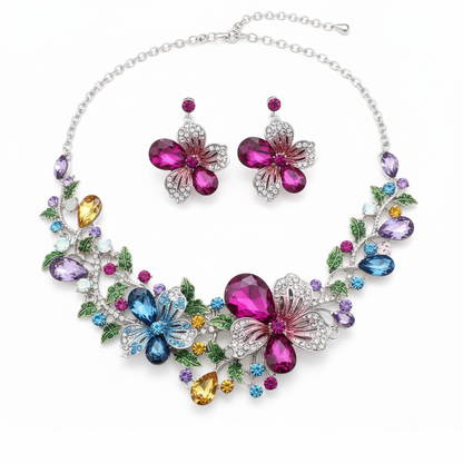 Schmuckset Mit Kette - FloralCharm 