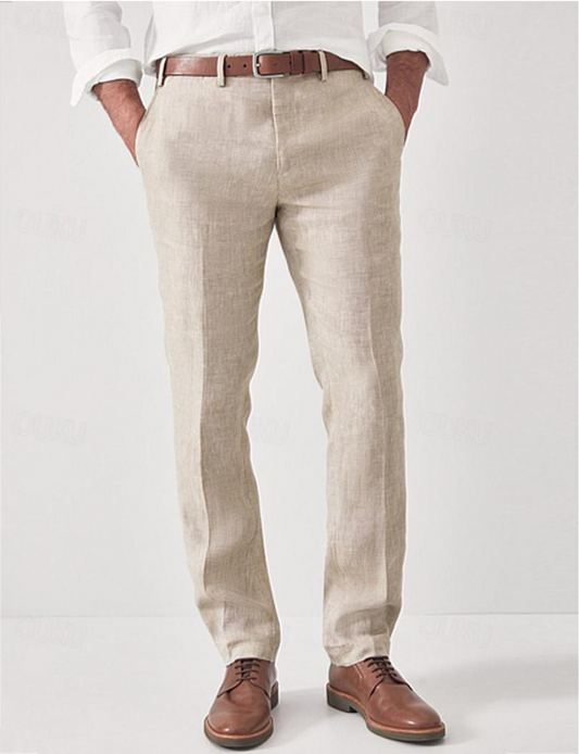 Bequeme Leinen Herrenhose – Elias