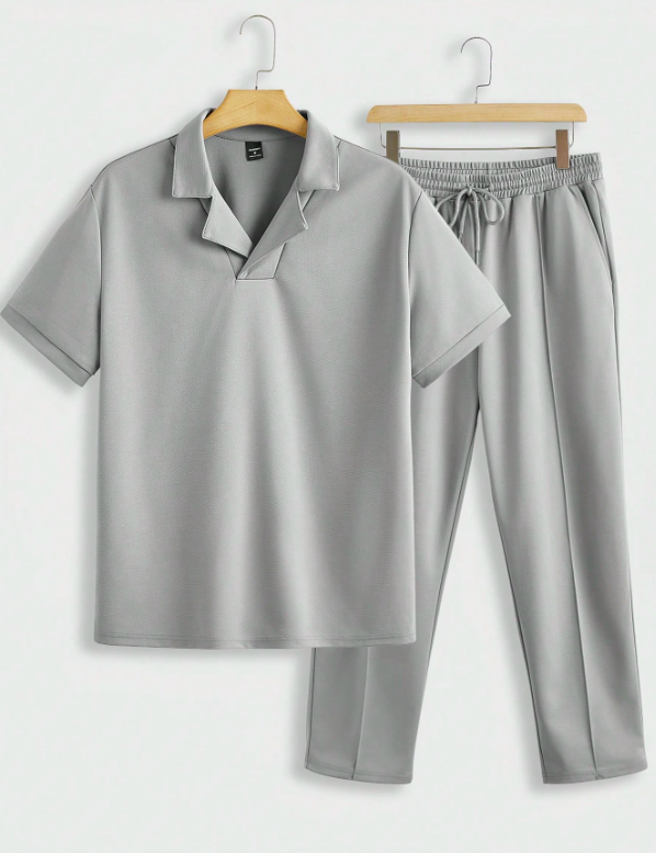 Modernes graues Sommeroutfit für Herren – Nico