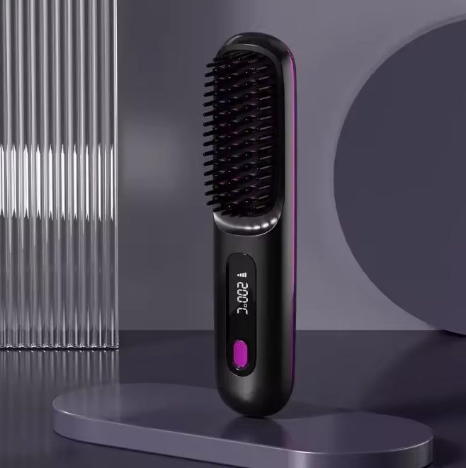 Cordless Heated Styling Brush for Short Hair, Bangs and Nape 11