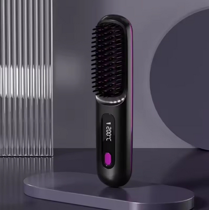 Cordless Heated Styling Brush for Short Hair, Bangs and Nape 11