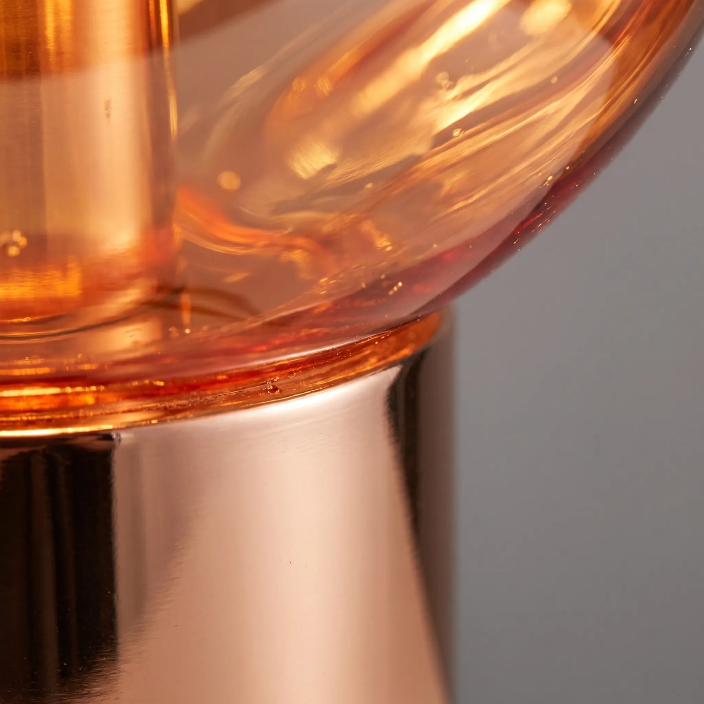 Sculptural Melted-Globe Table Lamp -  Lumellux