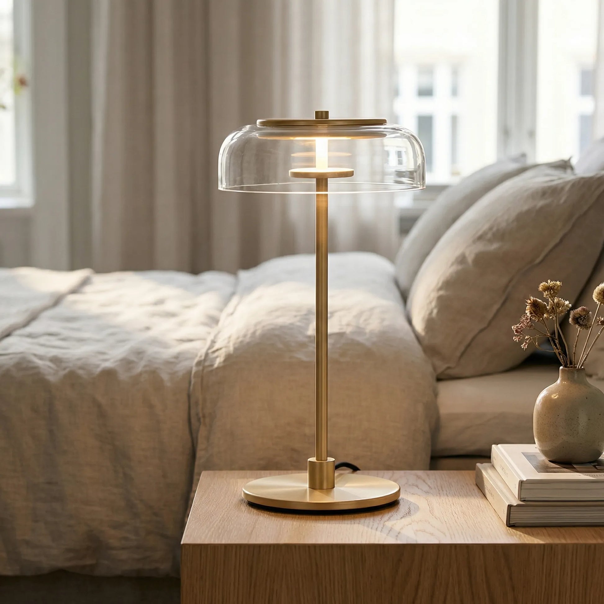 Sculptural Statement Table Lamp -  Nuvolux