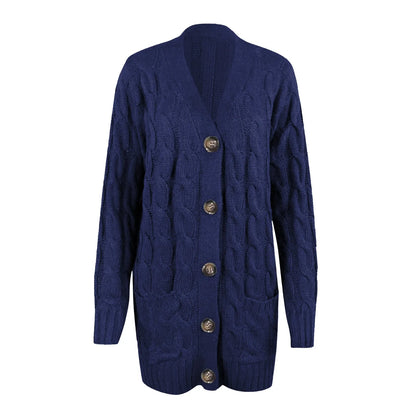 Strickjacke für Damen mit Knöpfen – Noor