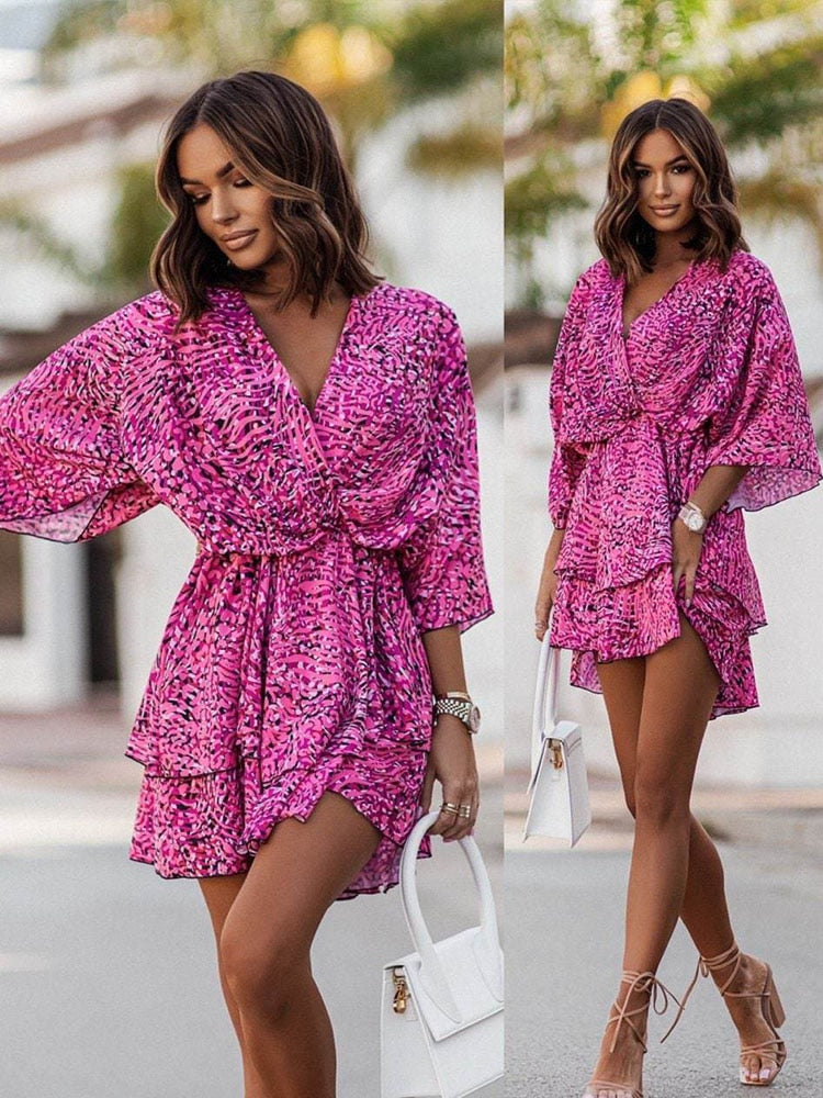Luftige Mini Kleid - Elara