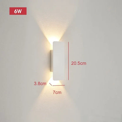 Noir Weatherproof LED Outdoor Wall Light, Aluminum, 18W 14