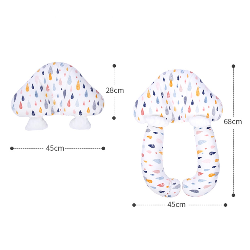 Ergonomisches Babykissen aus Baumwolle für sicheren und bequemen Schlaf