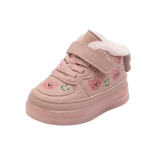 Herbstleuchtende Kinder-LED-Sneaker mit Komfortsohle – HerbstGlimmerStep