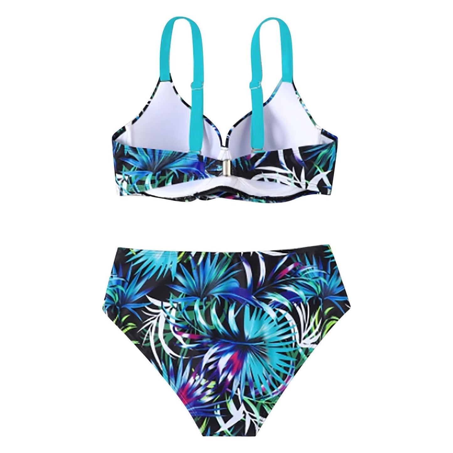 Trendiges Bikini-Set mit hoher Taille – Selina