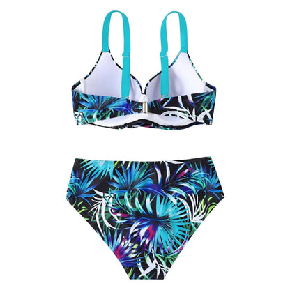Trendiges Bikini-Set mit hoher Taille – Selina