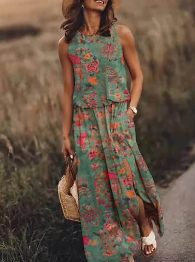 Maxi-Sommerkleid mit individuellem Schnitt – Amara