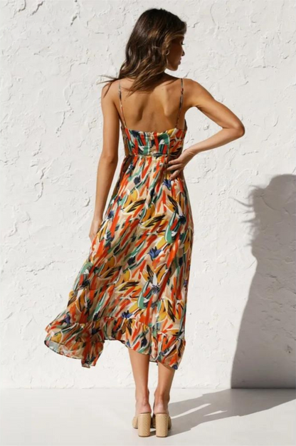 Ärmelloses Sommerkleid mit Muster – Isla