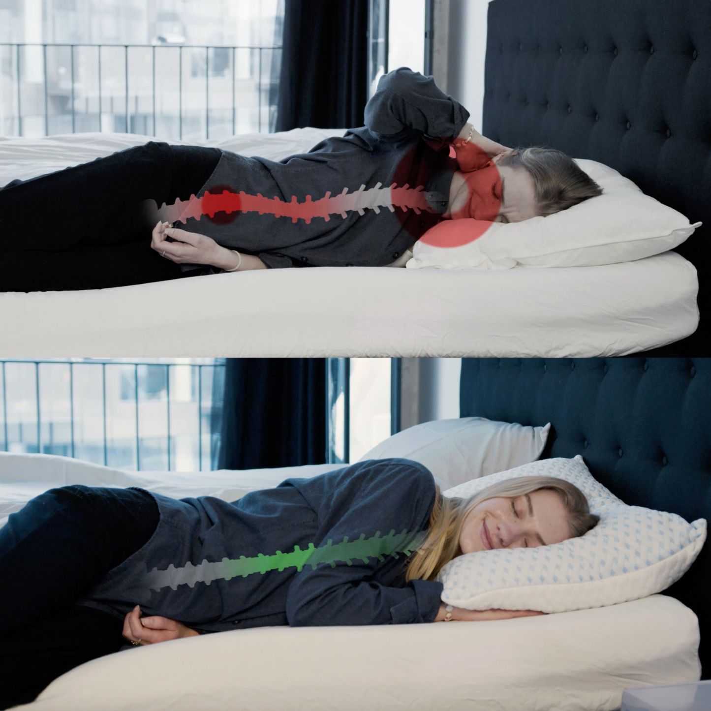 Verstellbares Ergonomisches Kissen – Sereno