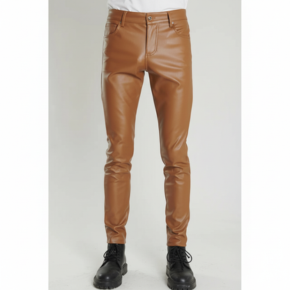 Skinny Fit Lederhose -  Heinrich