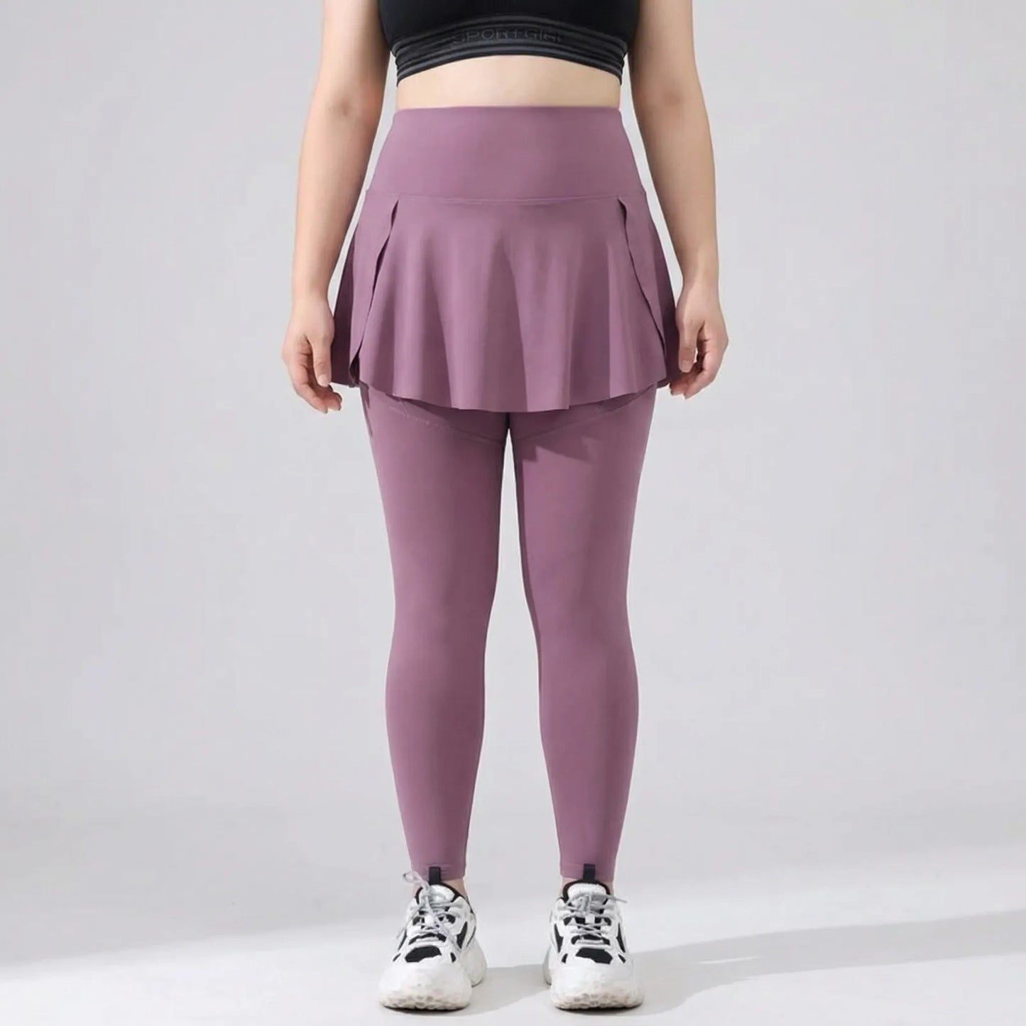 Skort Leggings Mit Hoher Taille - Lydia