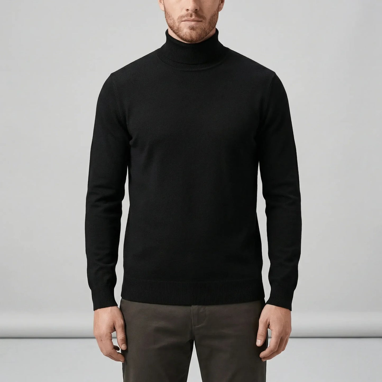 Slim-Fit-Rollkragenpullover - Friedrich