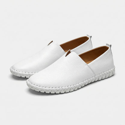 Slip-On Men's Loafer With Stitched Sole - Rafael
