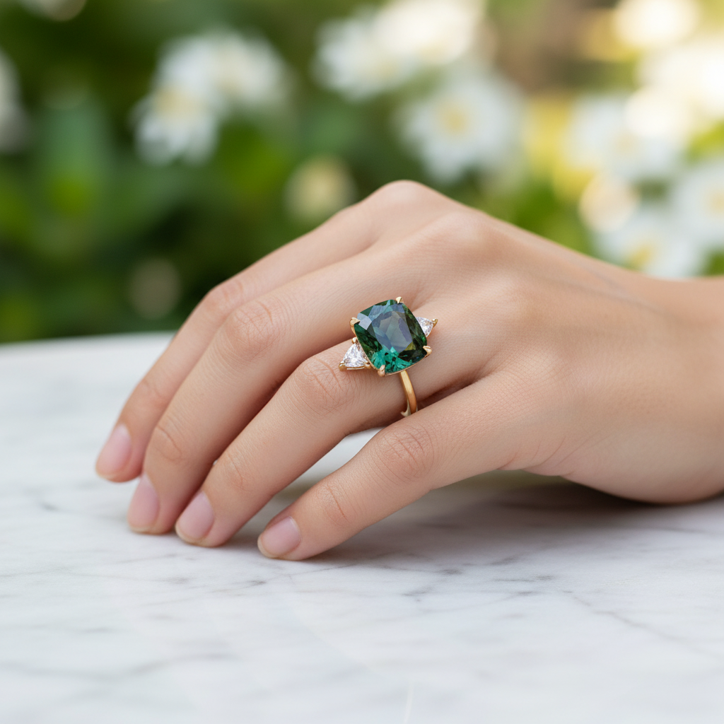 Smaragdspur Mit Goldrand - EmeraldShine 