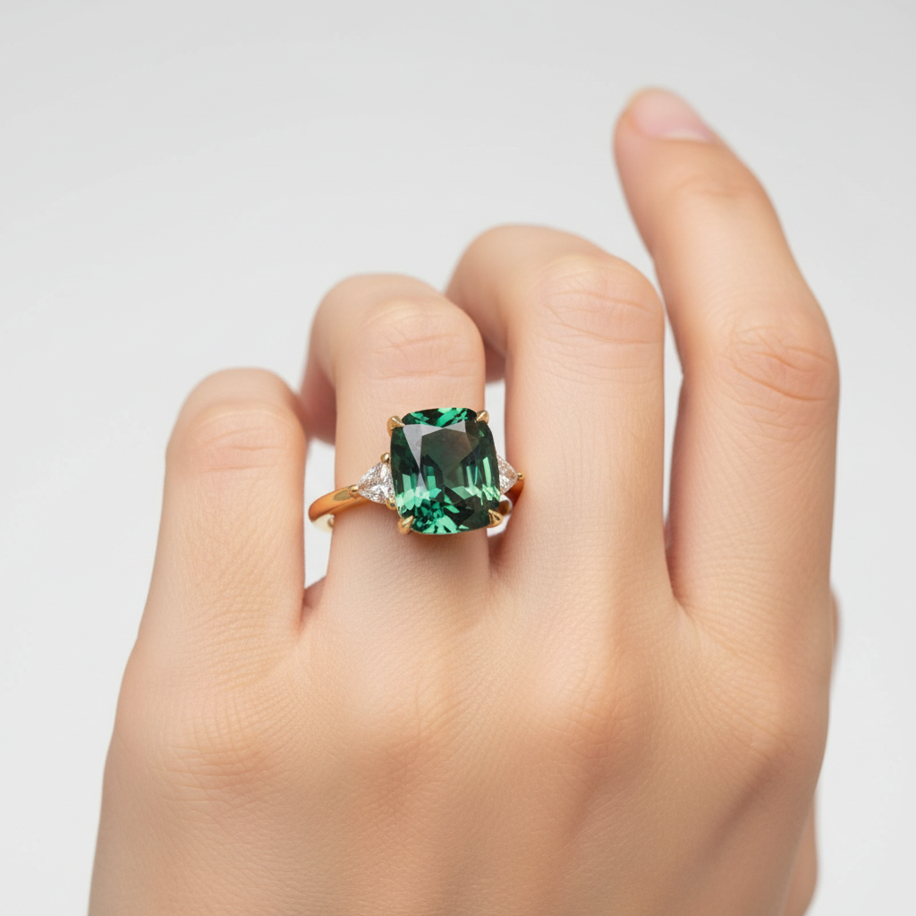 Smaragdspur Mit Goldrand - EmeraldShine 