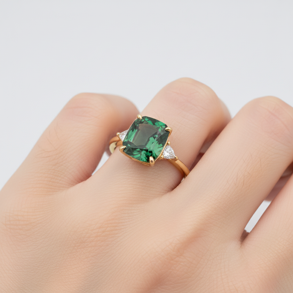 Smaragdspur Mit Goldrand - EmeraldShine 