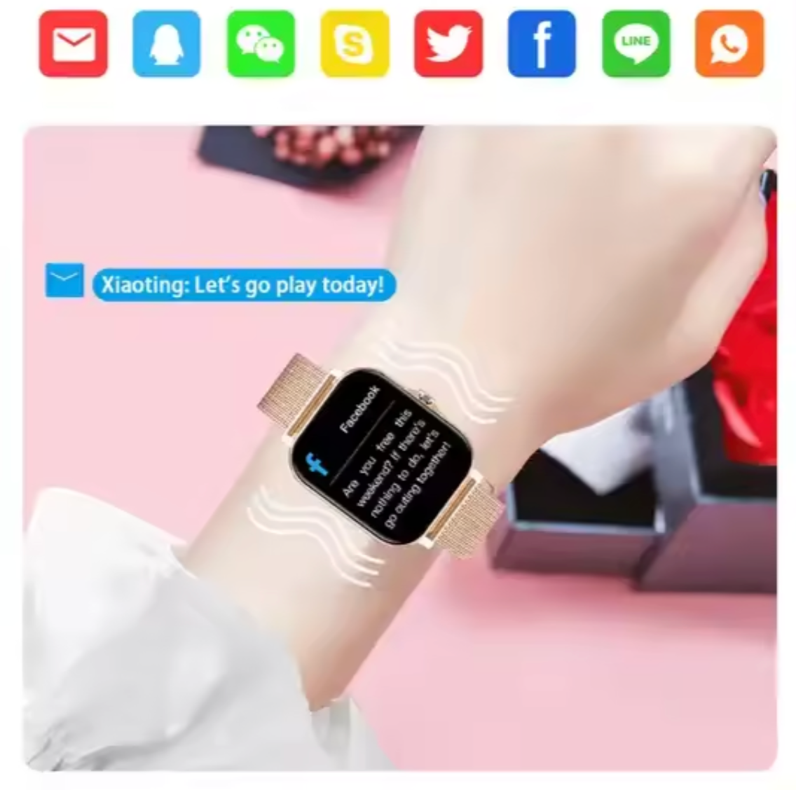 Smartwatch Mit Fitness-Tracker - StyleTrack 