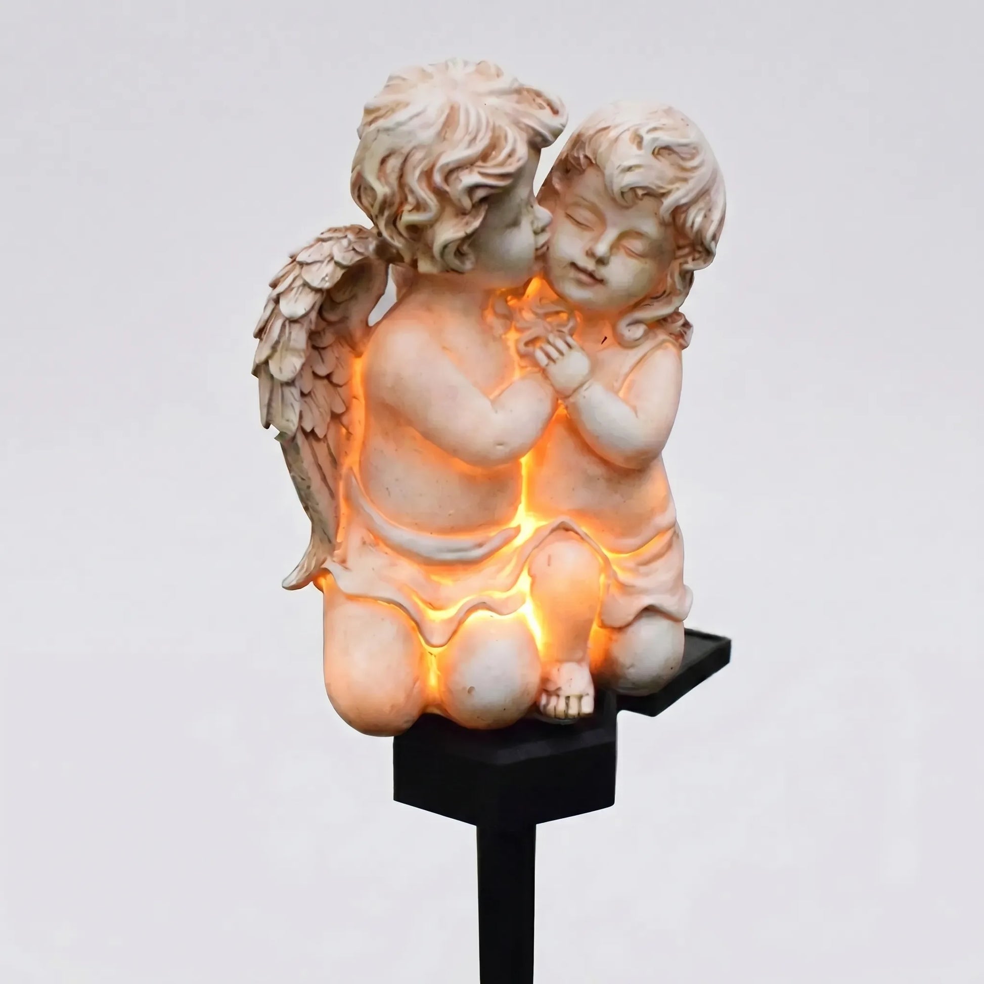 Solar-Powered Angel Figurine Stake Light -  Seraphelle