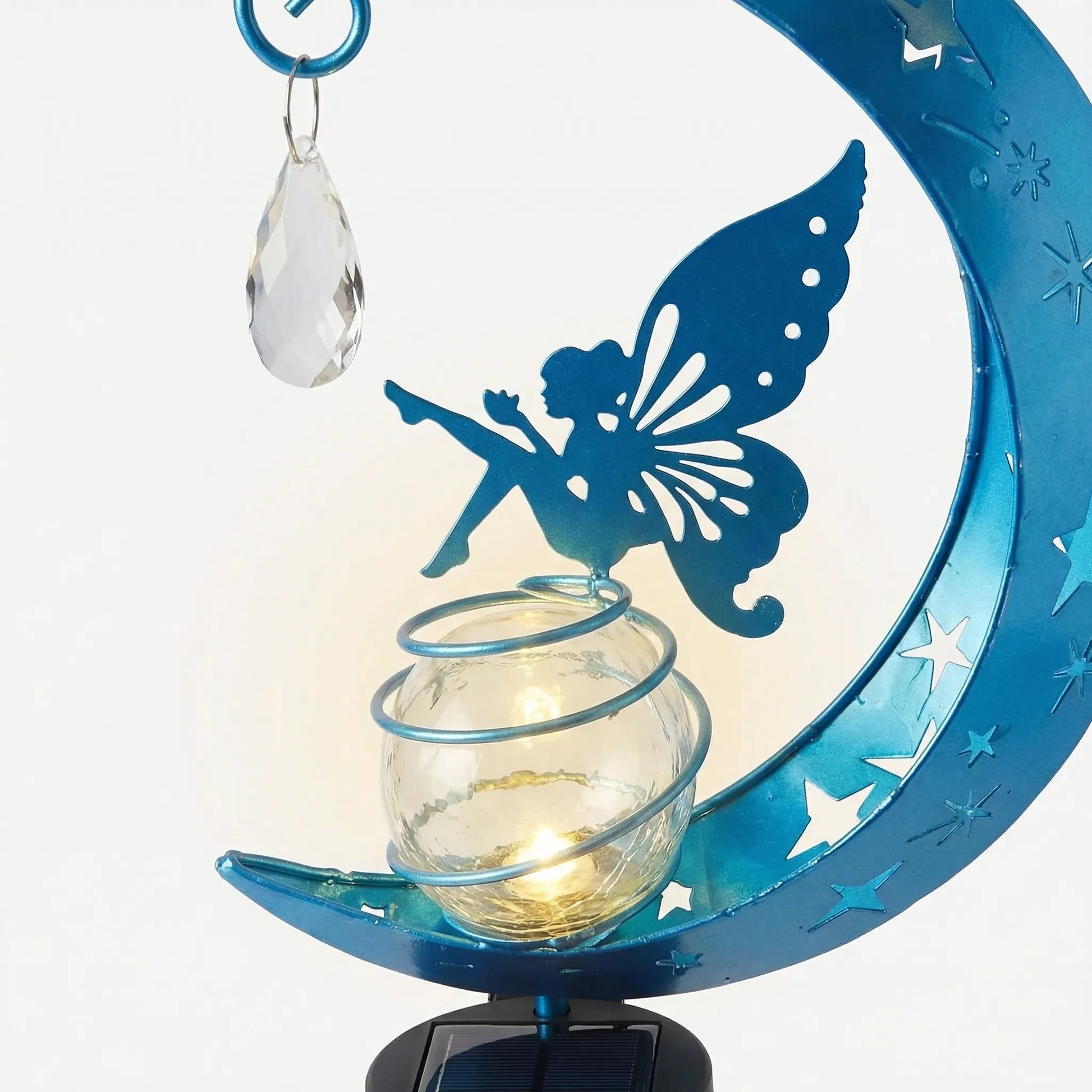 Solar-Powered Fairy Moon Garden Light -  Faerista